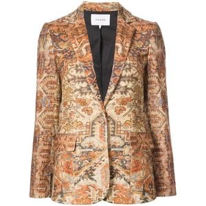 Frame Denim Multicolor Patterned Blazer
